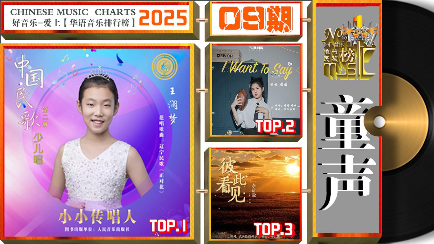 谢霆锋/周深/黄艳/王澜梦分别荣获《华语音乐排行榜》2025年第九期“周冠军”