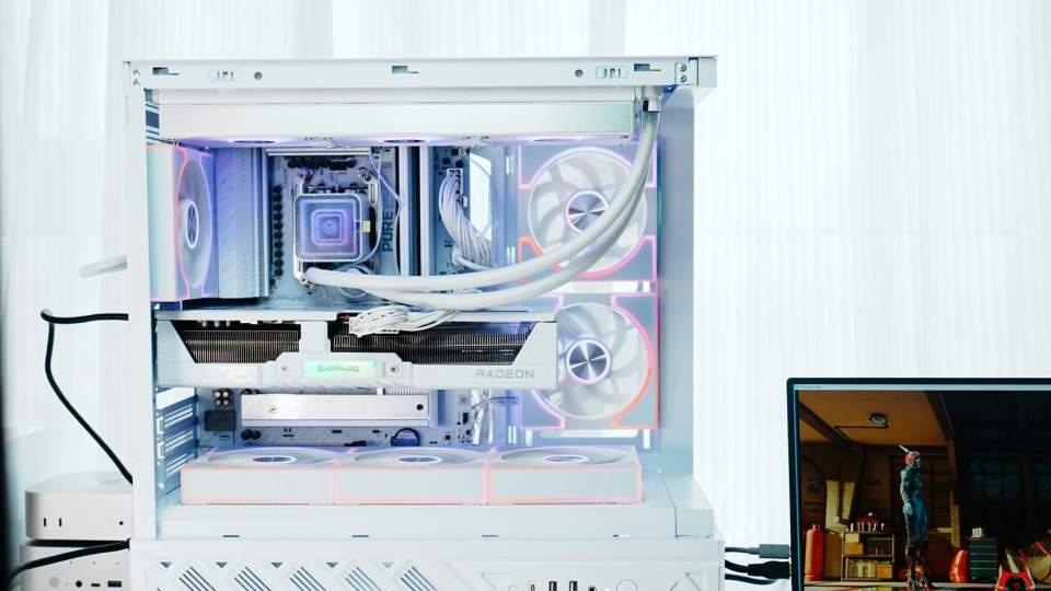 AMD平台纯白装机分享，玩《三角洲行动》，这一套超给力