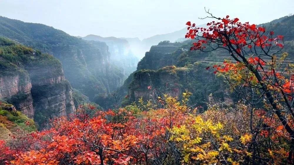 畅游太行大峡谷，感受这里的秋天