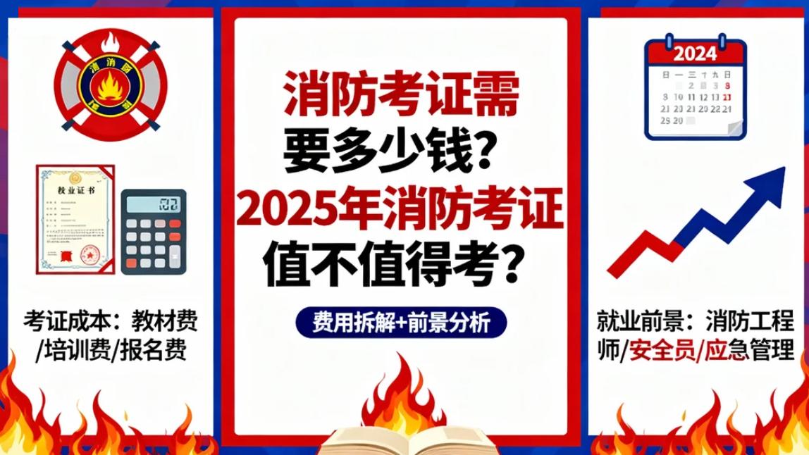 消防证报考要花多少钱？2025 年持证真能多赚 30%-50%？