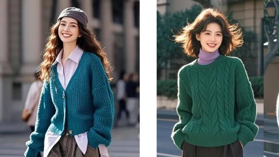 绿色+紫色，惊艳又高级！