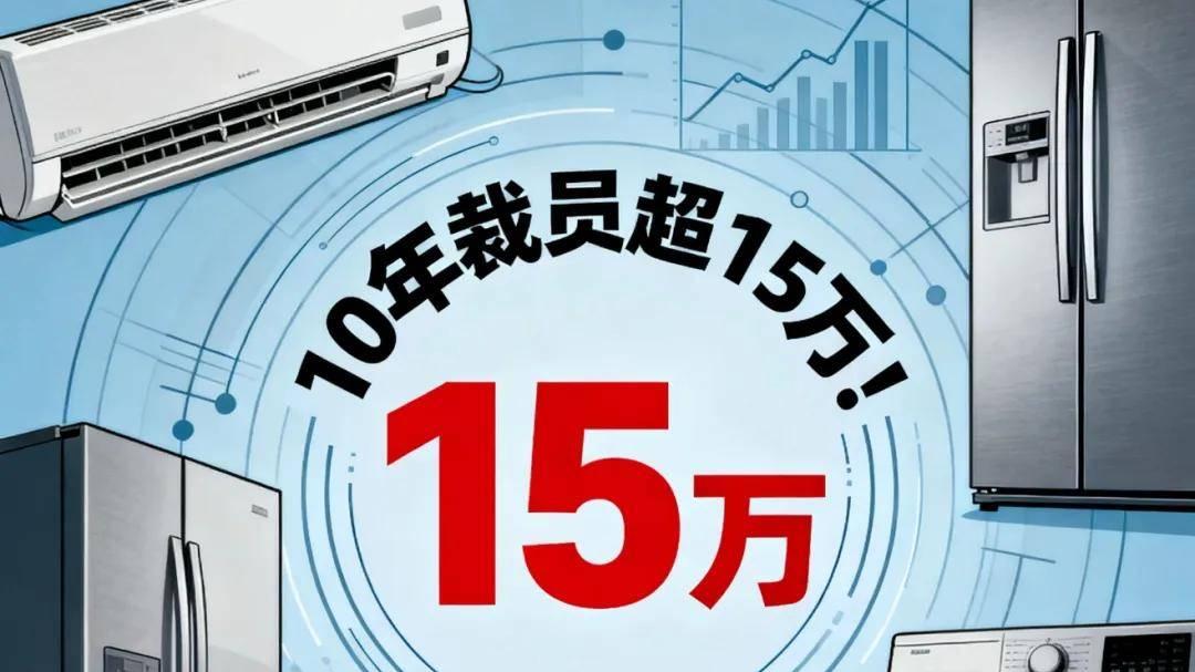 10年裁员超15万！家电行业转型阵痛榜！