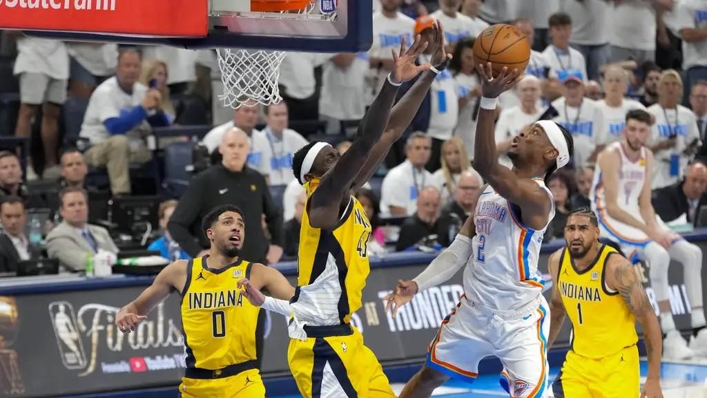 雷霆 8 成夺冠概率被打脸！哈利伯顿读秒绝杀偷走 G1，步行者逆风翻盘