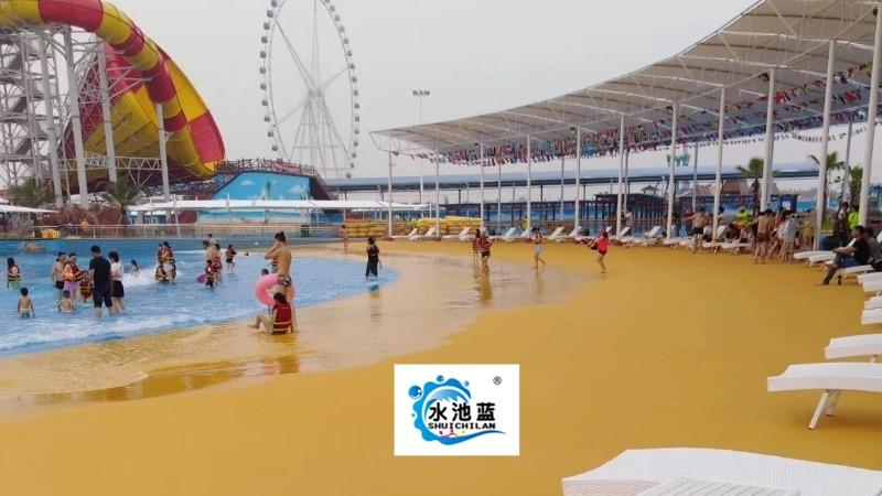 水上乐园漆面材料选择，水池蓝池底漆成行业新宠