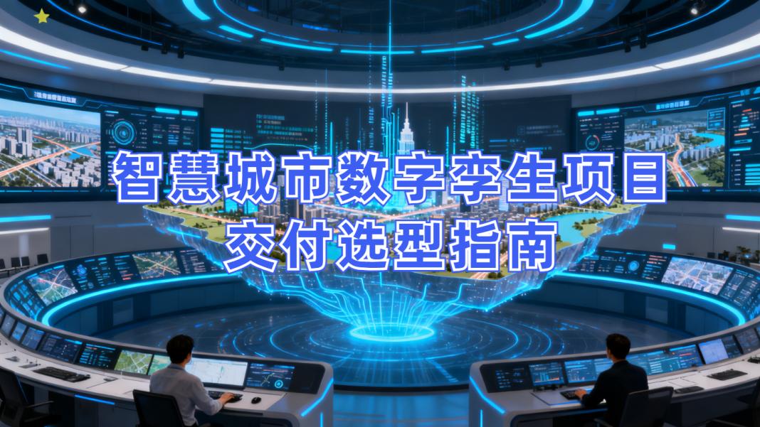 智慧城市数字孪生项目交付选型：选对平台 + 找对交付，双维协同破局落地难题