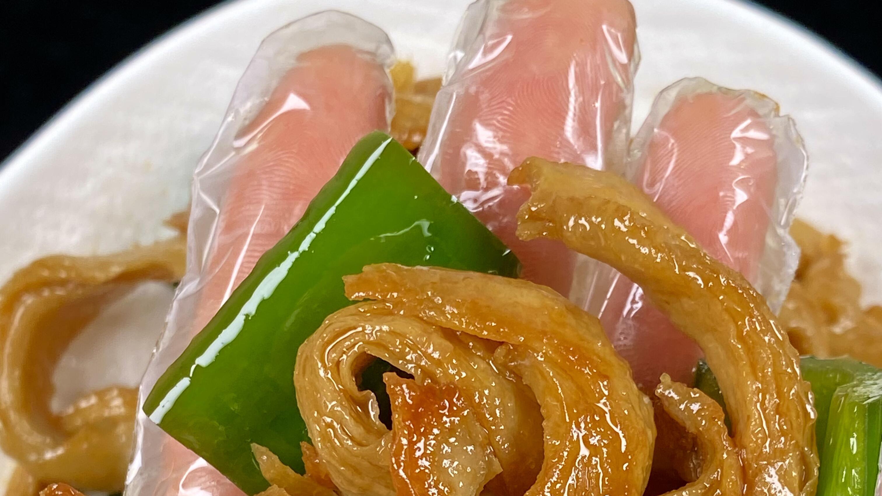 天呐！青椒炒面筋竟有这等美味？一口就爱到不行！