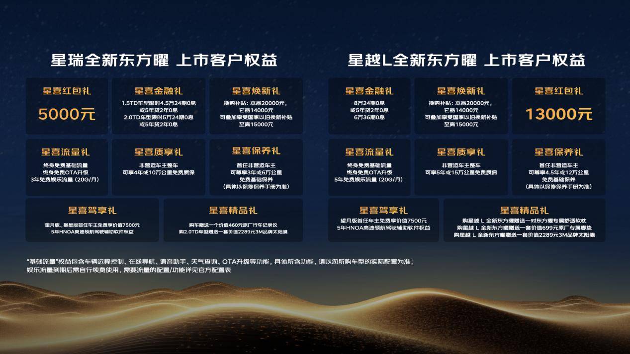 豪华舒适直接拉满！吉利中国星全新东方曜系列正式上市，限时指导价9.37万起