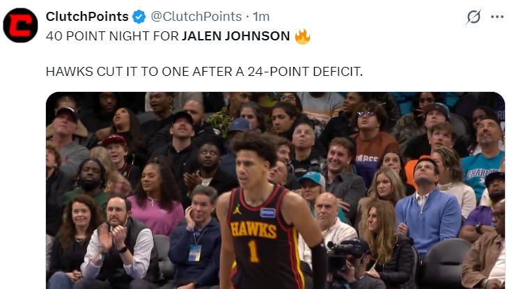 生日夜连刷纪录！杰约43+11+9比肩詹皇 美媒：无法想象他能如此出色