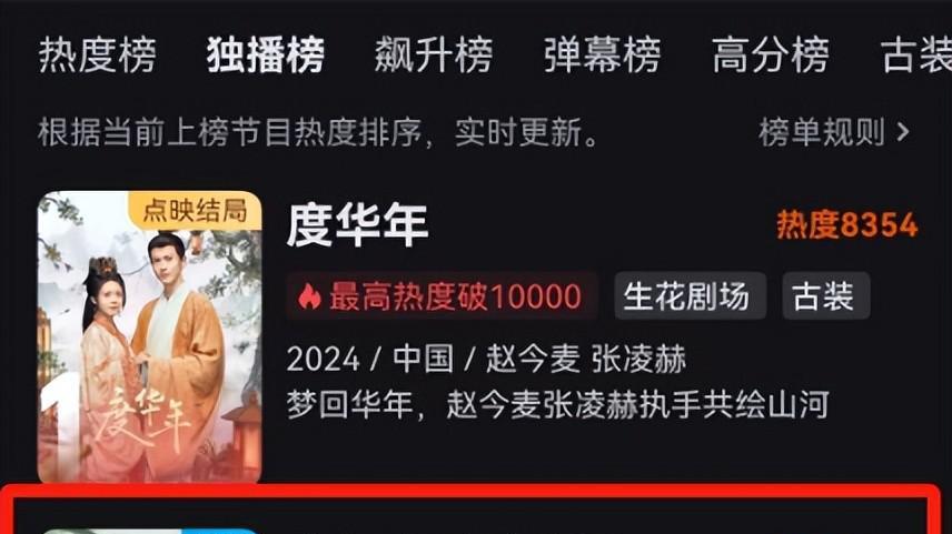 首播收视热度不俗，这是继《莲花楼》后，又一黑马武侠剧，要爆了