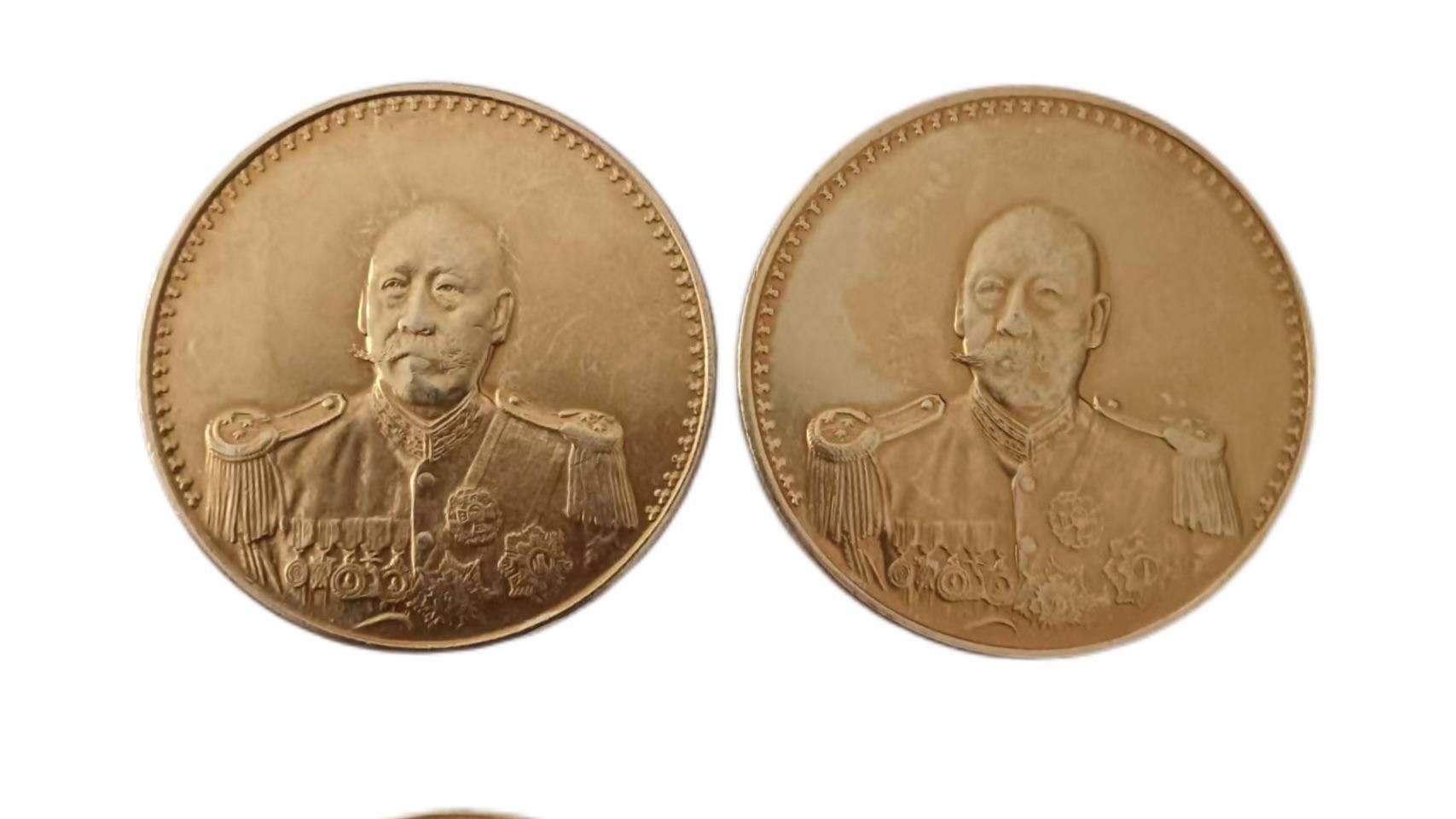 1274-曹锟武装像纪念金币：民国币章的价值霸权，解码 “武曹金币” 的财富密码与工艺巅峰