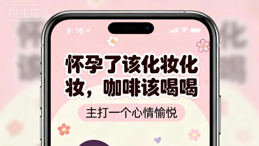 怀孕了该化妆化妆，咖啡该喝喝, 主打一个心情愉悦