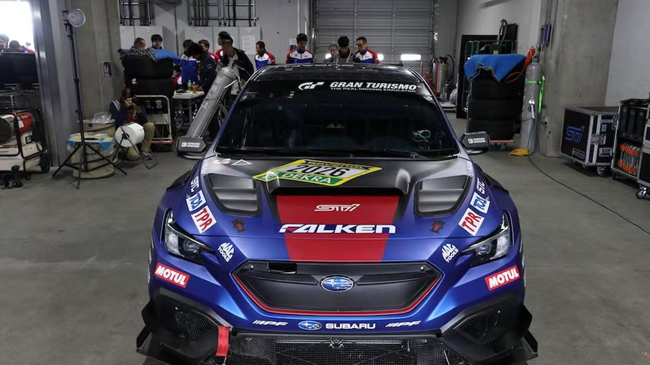 斯巴鲁携全新阵容，迈出征战2026年纽博格林24小时耐力赛的第一步