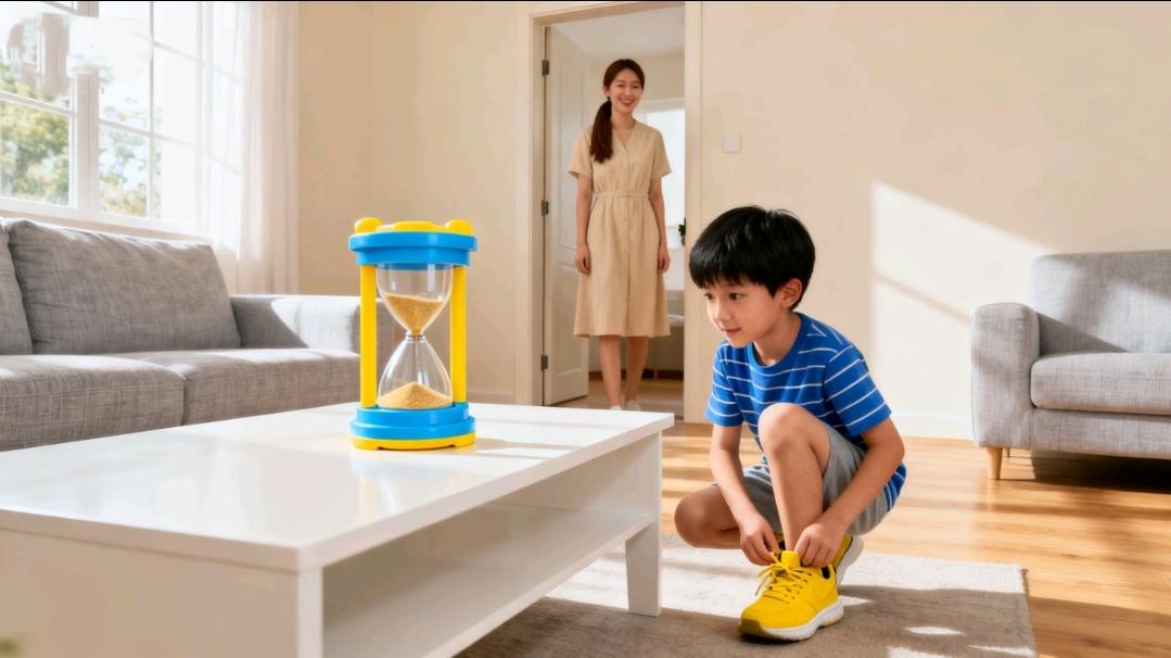 早上喊醒3遍不动、穿鞋玩10分钟？3招治磨蹭“娃主动赶进度”