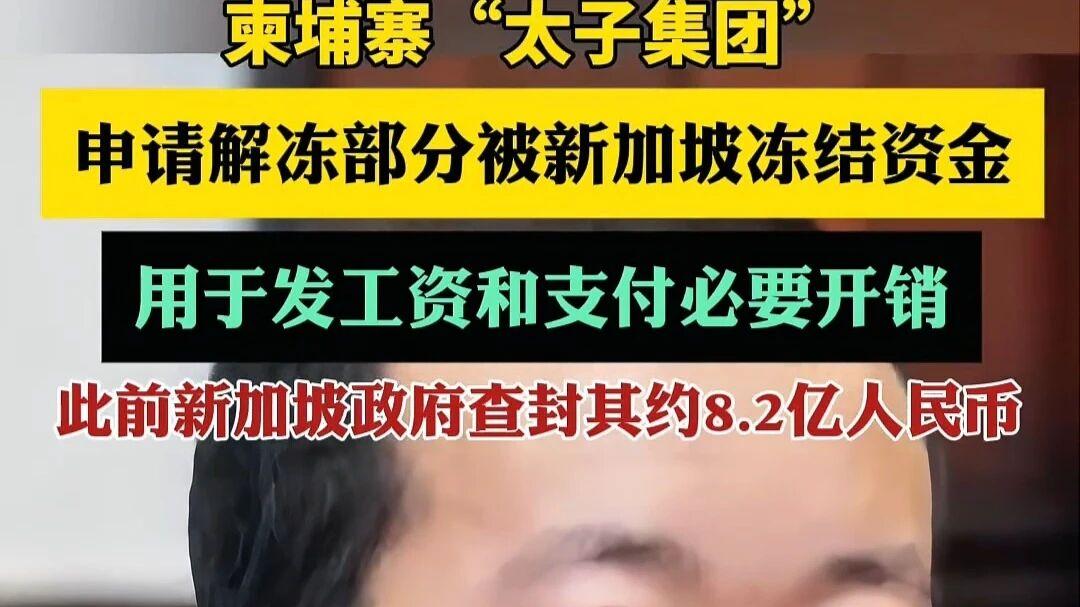8亿资产被冻结！太子集团哭求新加坡解冻发工资，坡县会放行吗？