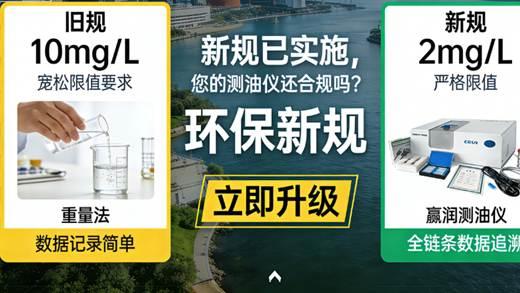 【政策解读】2024环保新规来袭：工业测油仪如何选型才能避免百万罚款？