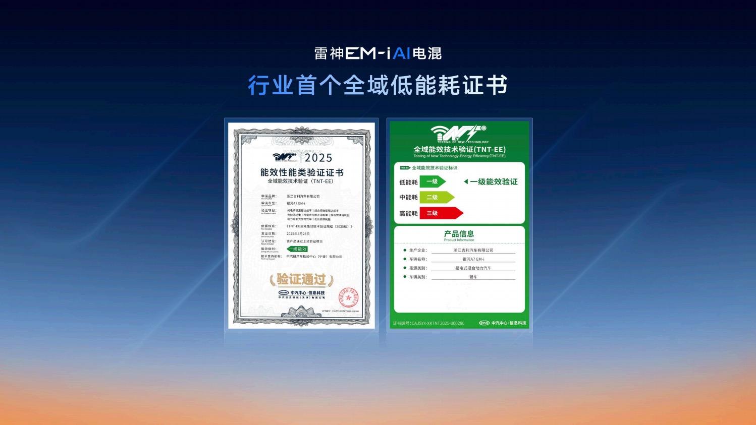 吉利雷神 AI 电混 2.0 刷新节能与性能天花板？