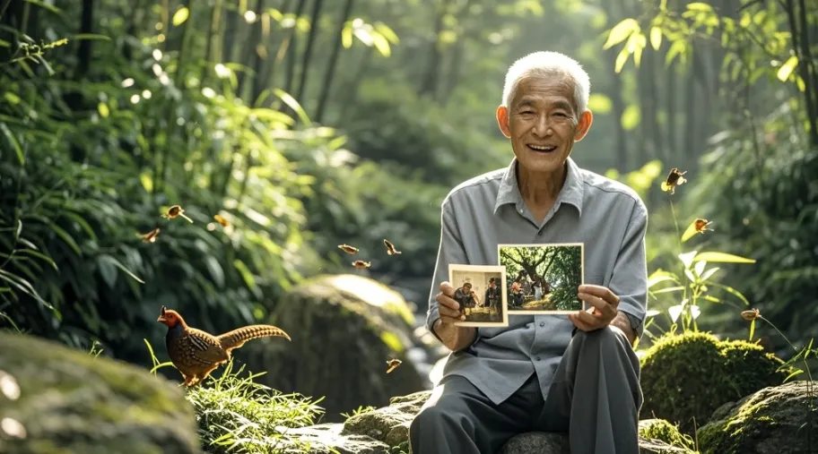 朋友圈不是给别个看，是给80岁的自己留起！