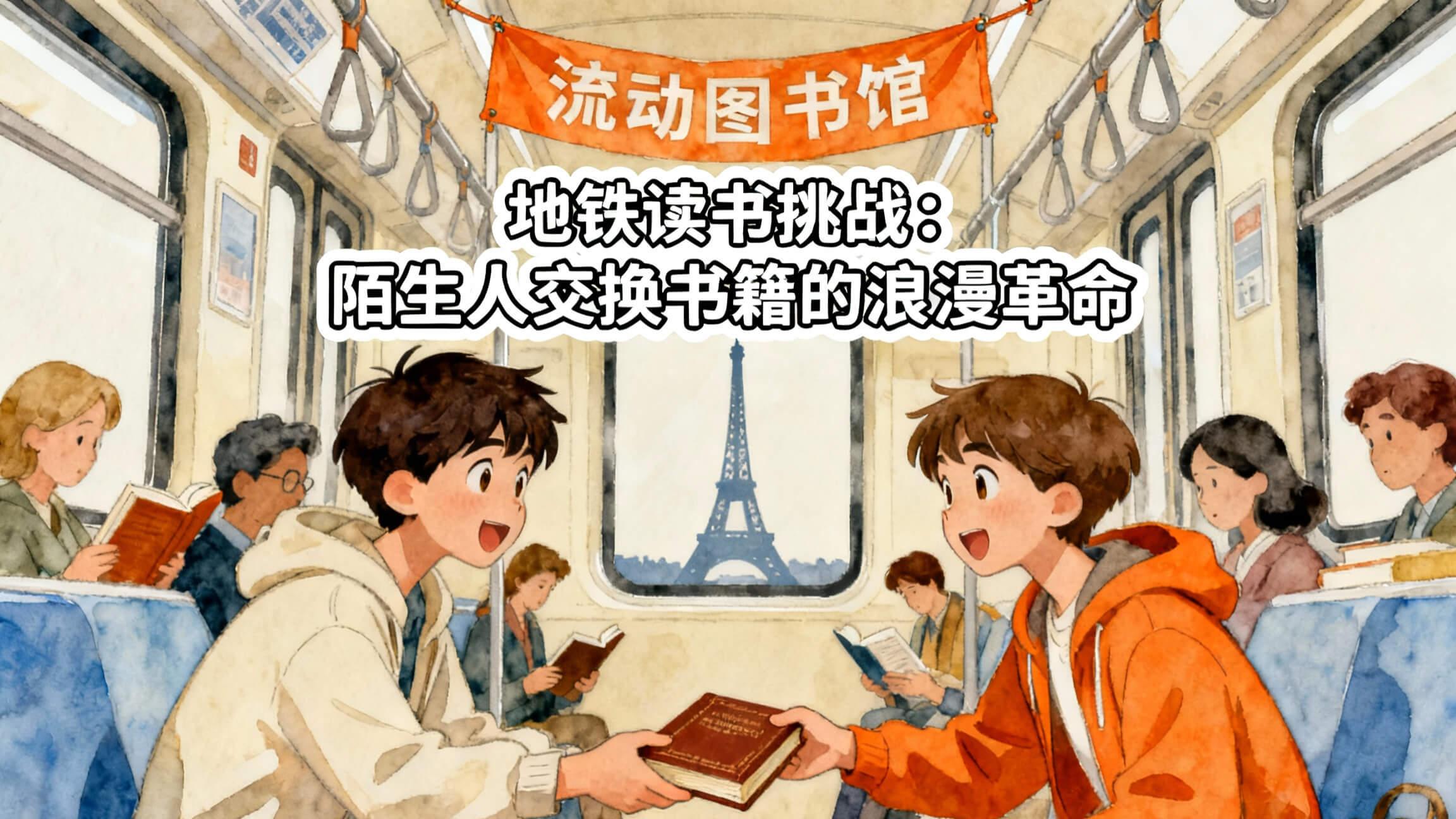 巴黎人为何爱上地铁搭讪读书？