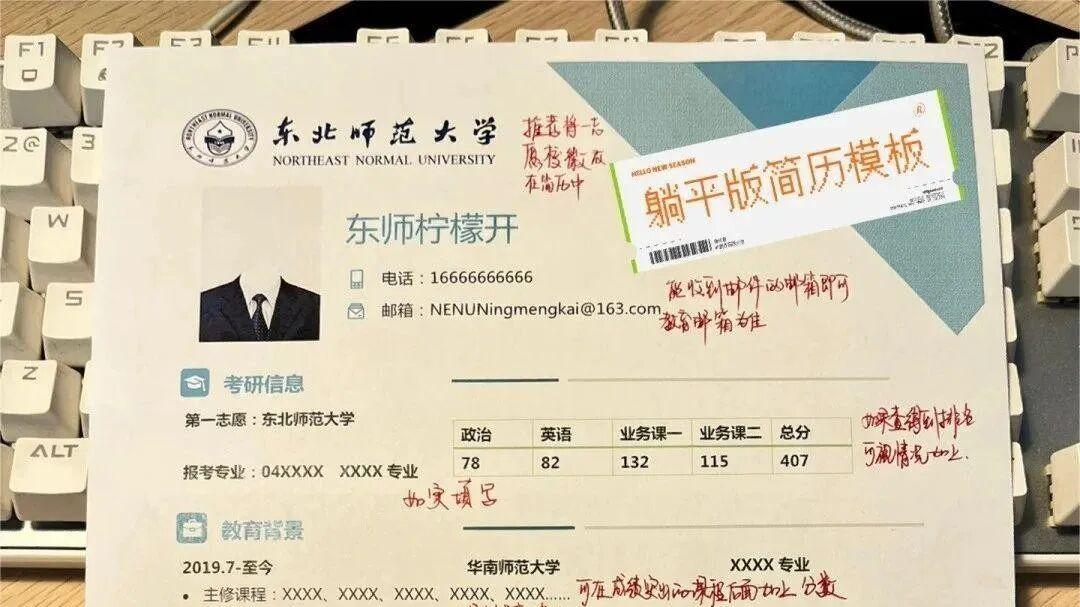 @26考研人，复试四要素要提前准备！