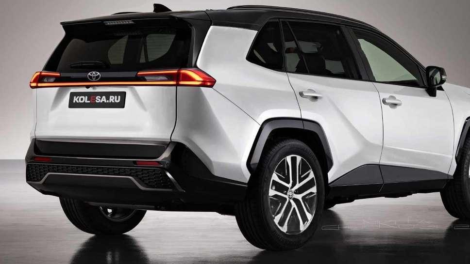 2026款丰田RAV4渲染图来了 格栅变化大 贯穿式尾灯 与老款区别在哪？