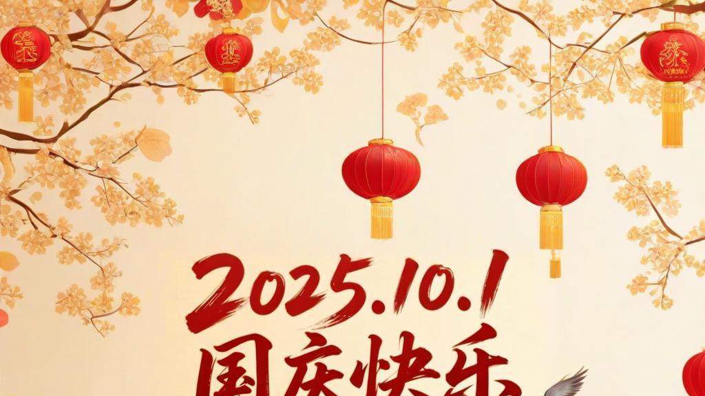 祝大家国庆快乐