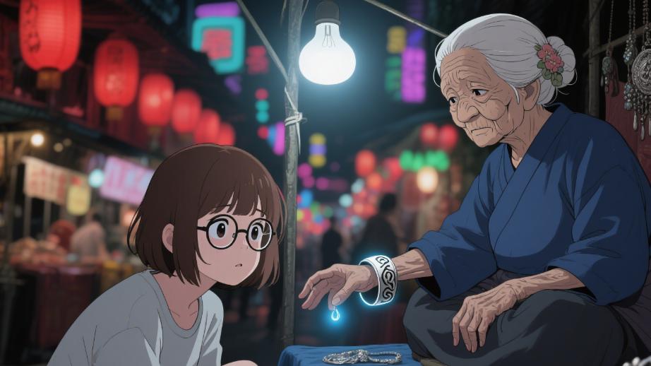 云南女子在夜市买手链，摊主突然塞给她张纸条，上面字迹：快逃！