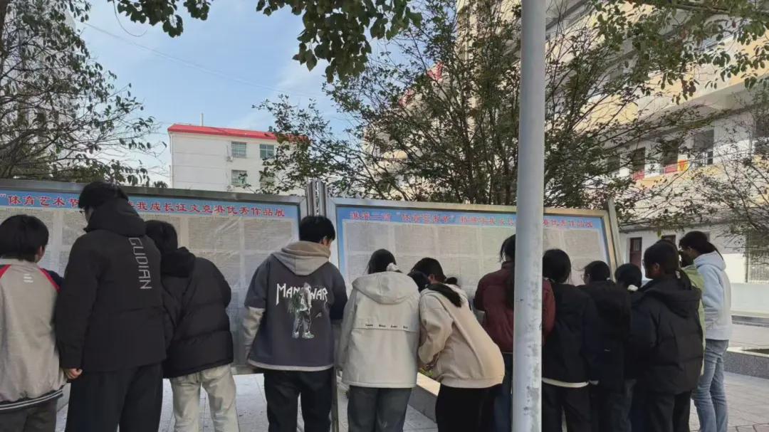 淮滨二高：赛场展英姿 笔端抒华章