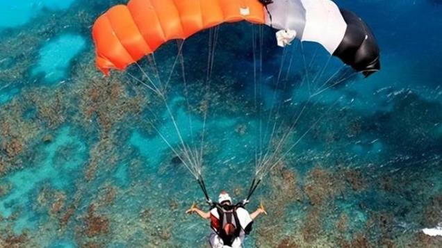 1999年她从4400米高空跳下，中途降落伞失灵，被25万只小生命救回