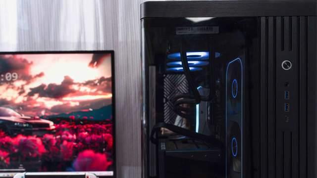 曲面玻璃的通透美学：乔思伯 TK-4 装机实录（9950X3D+B850M电竞雕+4070ti超级雕