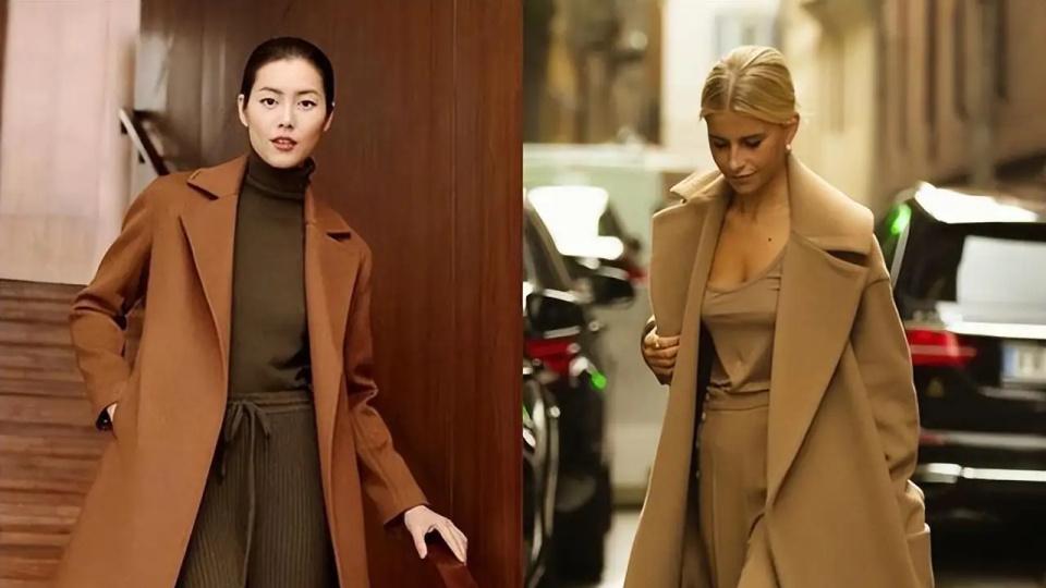 秋冬季“美拉德”色系衣服又火了！果然比黑色要好看，没有廉价感