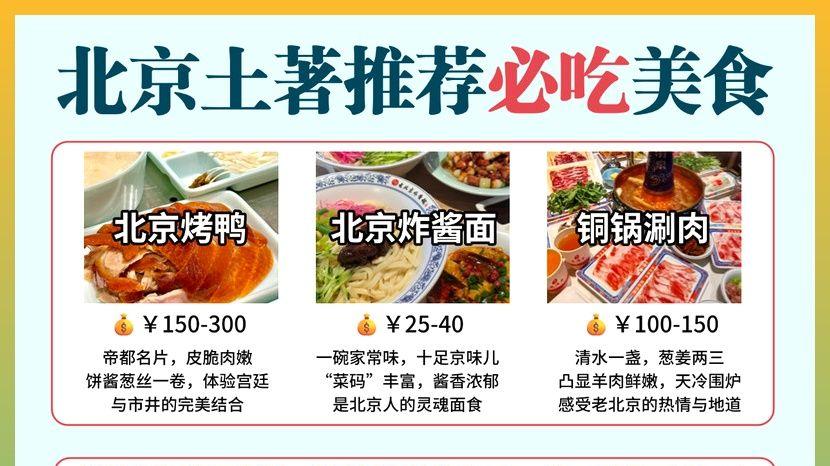 自由行必推！北京3天2夜私人定制游，吃喝玩乐不踩坑，体验感比跟团强100倍！太值了！！