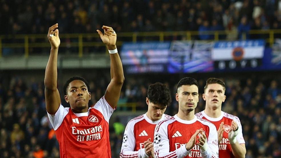 随着阿森纳3-0，皇马1-2，欧冠最新晋级形势：阿森纳再拿1分出线，欧冠4冠王濒临出局