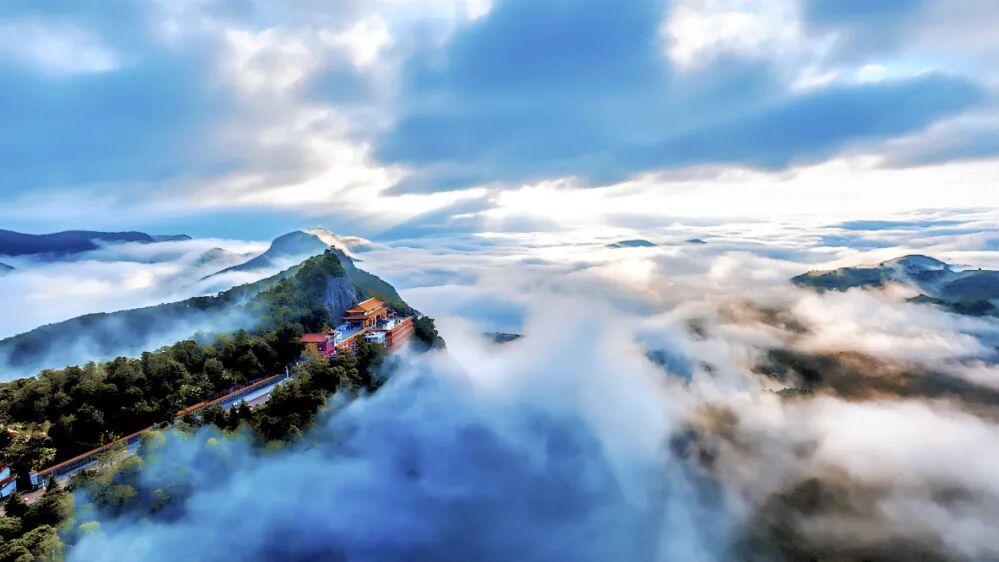 云海的照金，美如仙境！