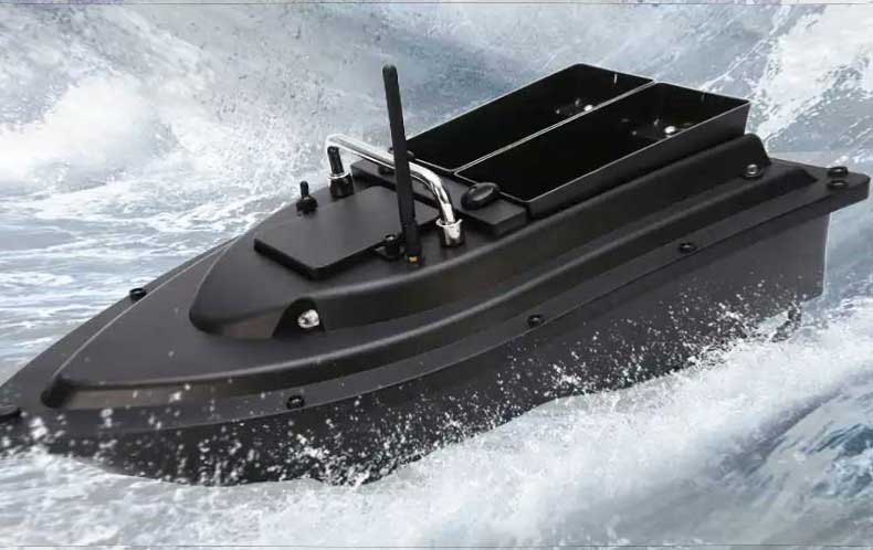 2.4G遥控打窝船方案开发，300M遥控距离，大水域中也能精准打窝