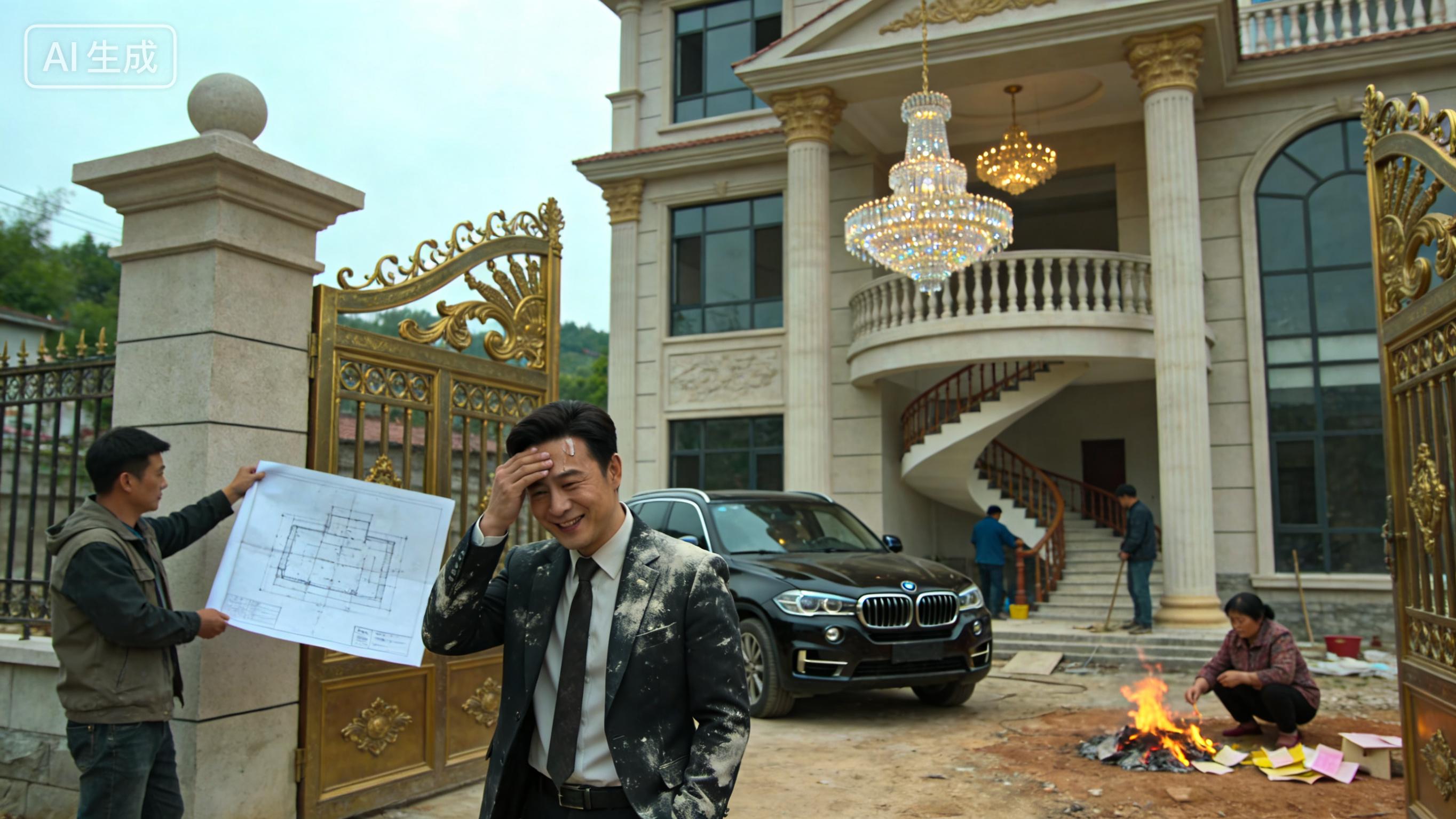 花百万建豪宅不听劝，装修收尾得癌症，福薄压不住