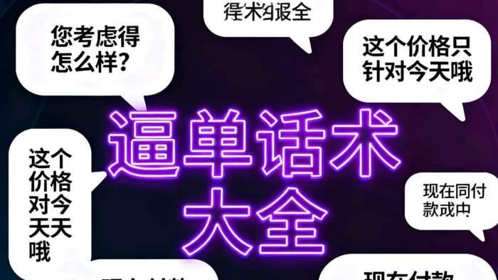 珍藏版）销售逼单话术大全