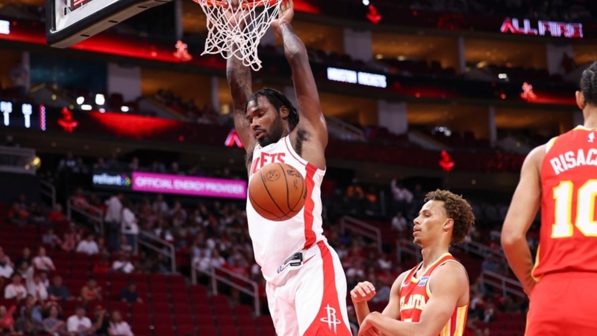 49-34！火箭完爆老鹰！KD缺阵，申京17分钟轰19+5+6+2帽