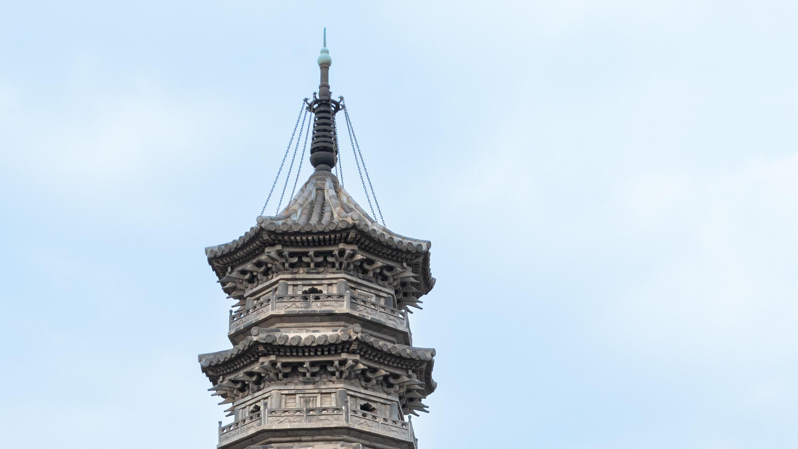 南翔寺砖塔探秘，新貌掩旧痕，宋代形制有讲究