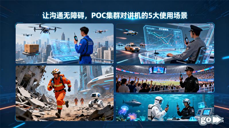 让沟通无障碍，POC集群对讲机的 5 大使用场景
