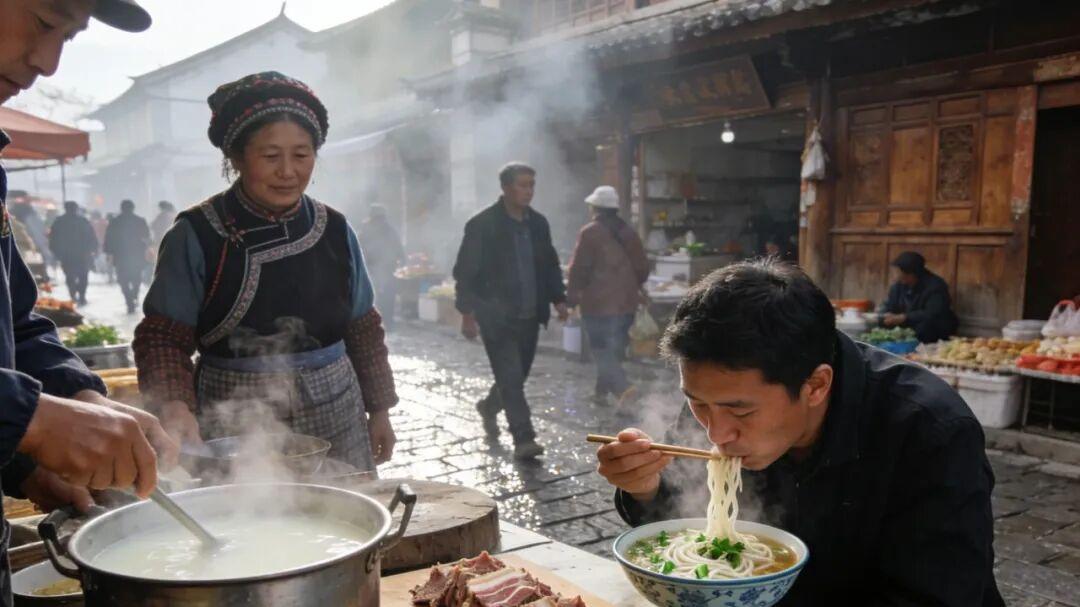 36 小时慢炖的巍山扒肉饵丝：西南烟火里，藏着最通透的包容智慧