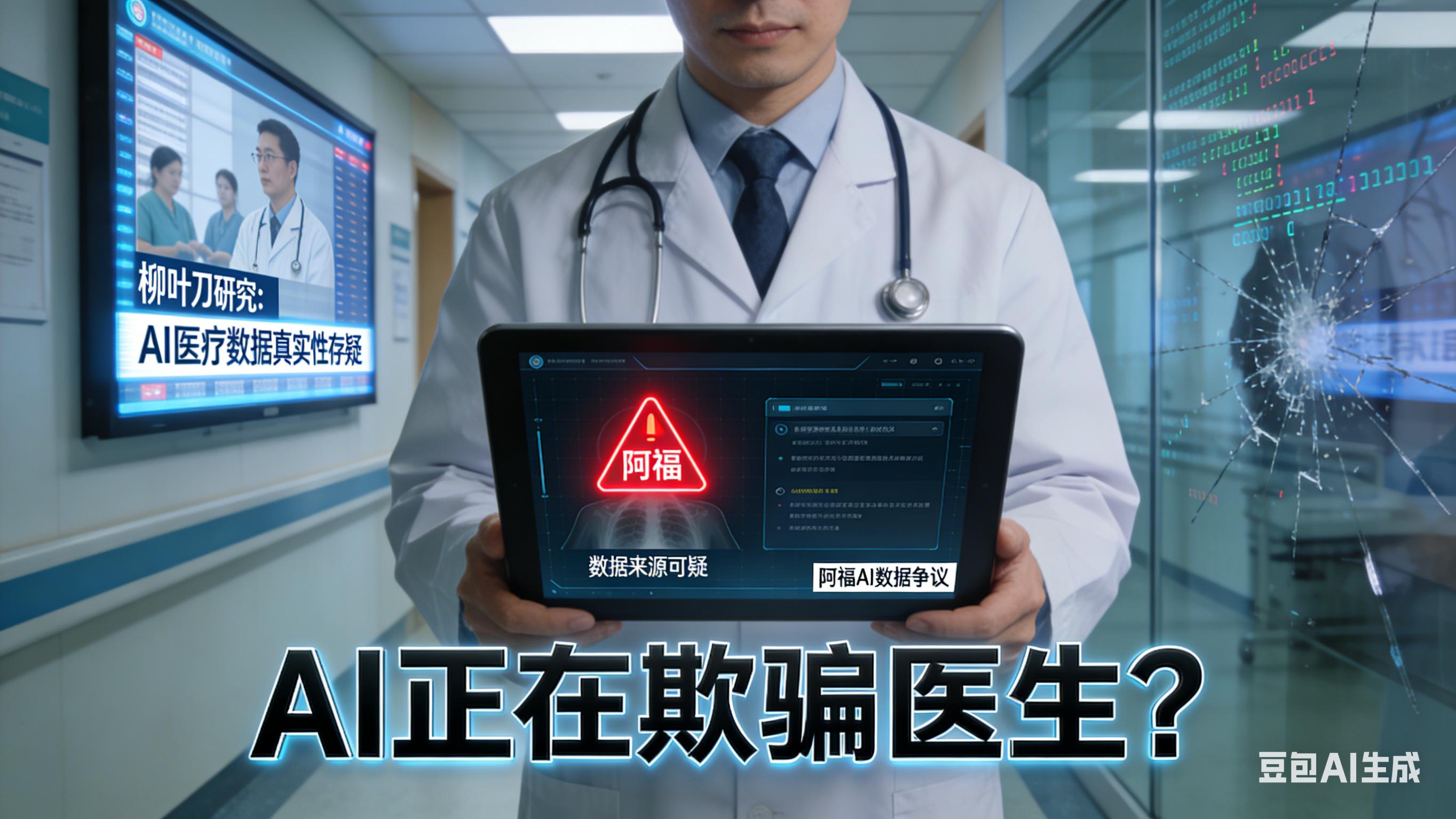 阿福这里AI靠谱么？柳叶刀最新警示：AI用“假数据”学看病