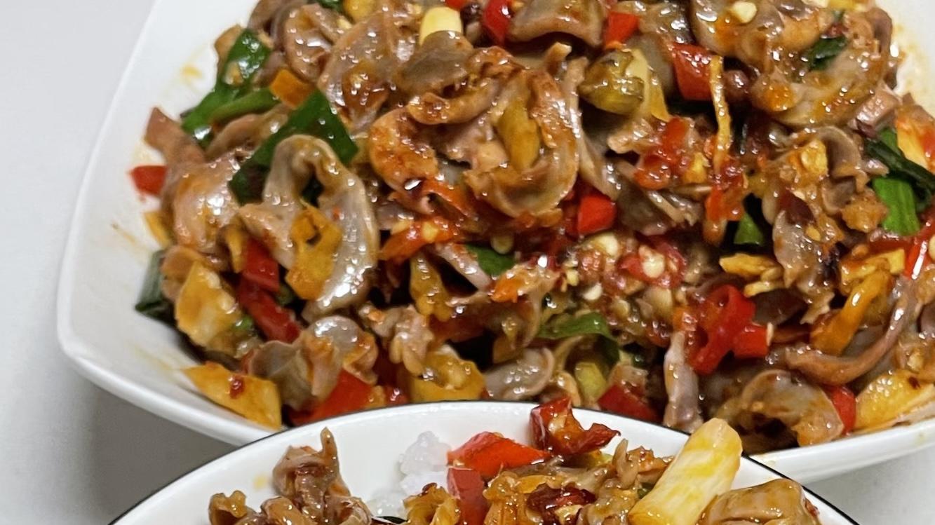 泡椒鸡胗，点燃你的餐桌！