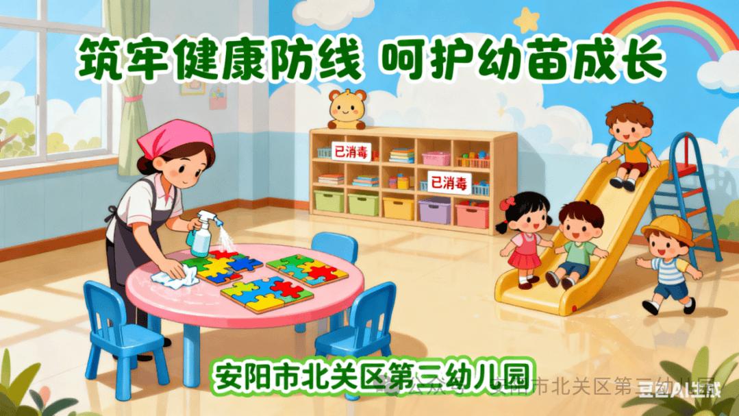【筑牢健康防线 呵护幼苗成长】安阳市北关区第三幼儿园开展2025年秋冬季传染病预防与消杀工作