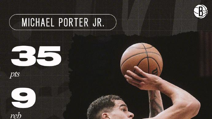 连续3场30+，场均34+9+5！小波特35分9板，赵四2次三双比肩KD哈登