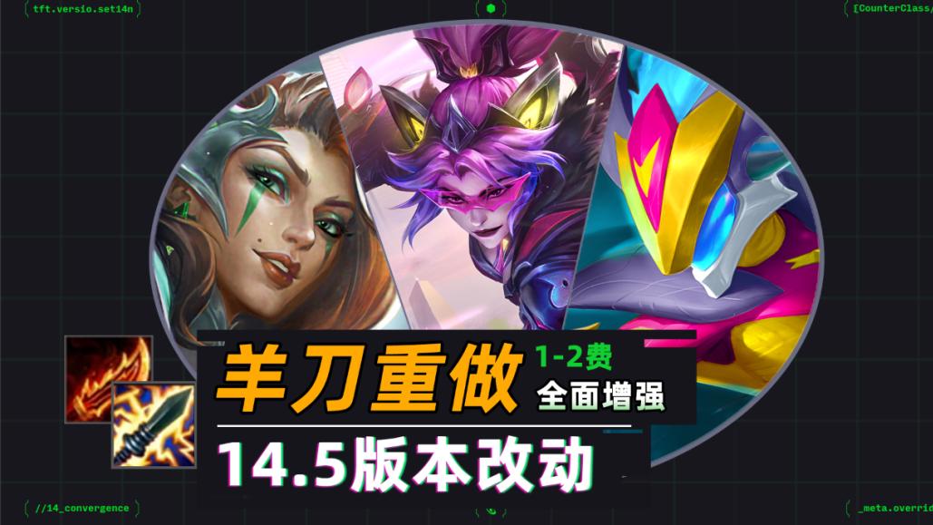 云顶14.5最新改动：低费弈子全面加强，吉格斯机制优化！