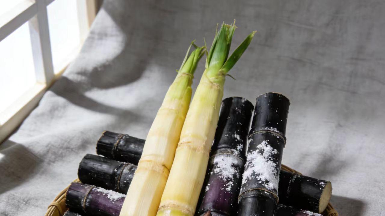 黄皮和黑皮的甘蔗，区别真的很大！