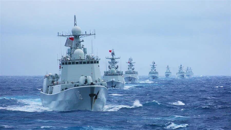 日美挑衅持续升级，大陆舰机成群结队挺进台海，统一势在必行