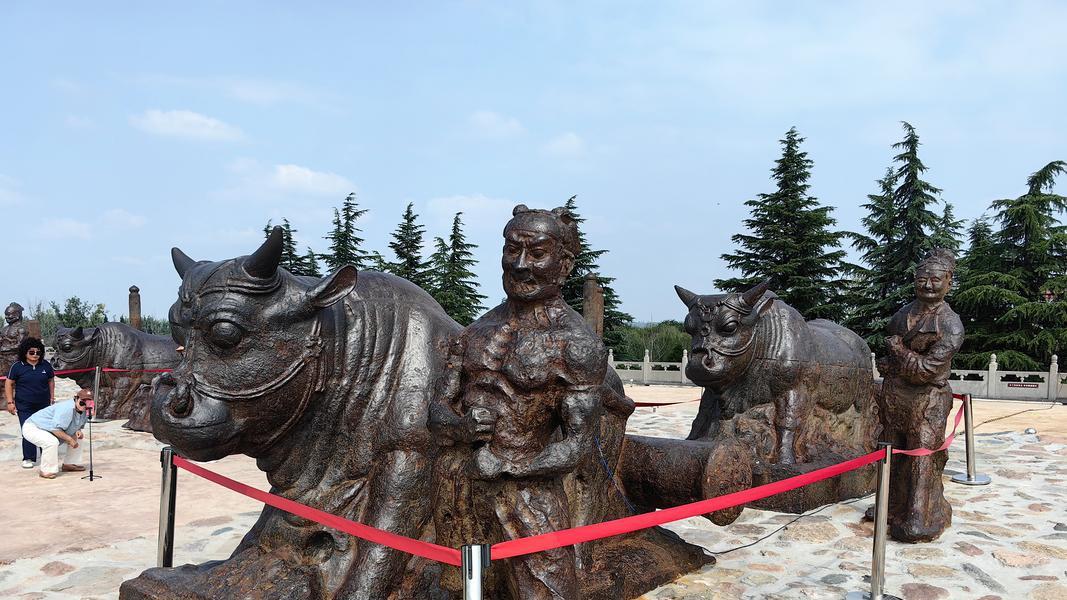 永济黄河大铁牛：浮桥千年证，盛唐冶金的“青铜史诗”