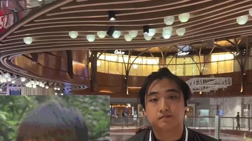 网友偶遇吴费曼，私下腼腆且温柔，不似老爸暴躁，也不是网络社牛