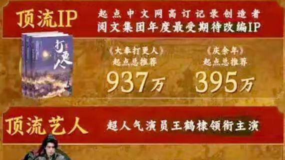 王鹤棣新剧演技被质疑，原著作者下场力挺，称他和许七安完美适配